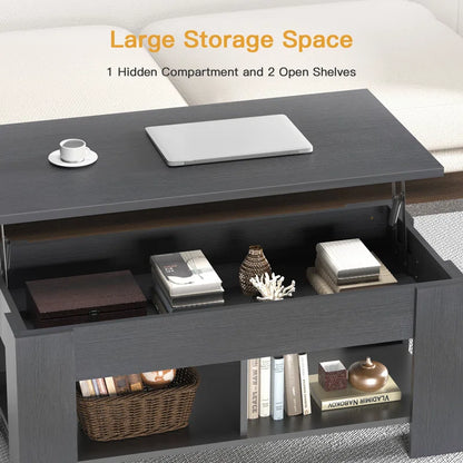 Sparta Lift Top Extendable Coffee Table with Storage
